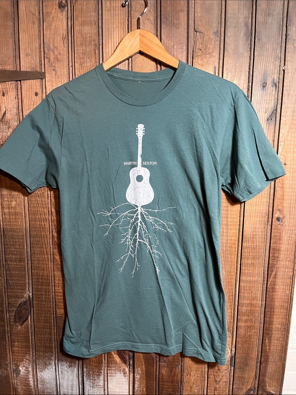 Martin Sexton Green Guitar Graphic Tee